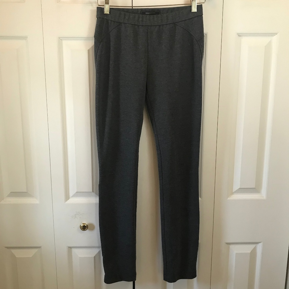 BCBG Charcoal Moto Leggings w/ Zippers sz S - Picture 3 of 8